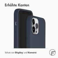 Accezz Liquid Silikoncase mit MagSafe Apple iPhone 13 Pro Max - Dunkelblau