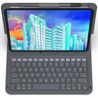 ZAGG Messenger Folio 2 Tastaturhülle Apple iPad 11 (2025) 11 Zoll A16 / iPad 10 (2022) 10.9 Zoll - QWERTY / NL - Charcoal Grey