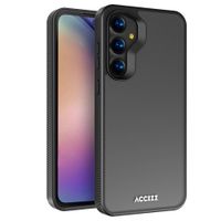 Accezz Rugged Frosted Back Cover Samsung Galaxy A55 - Schwarz