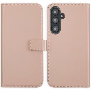 Selencia Echtleder Klapphülle Samsung Galaxy S24 FE - Dusty Pink