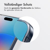 Accezz Gehärtetes Glas Displayschutz mit Applikator - 2-Pack Apple iPhone 17 Pro