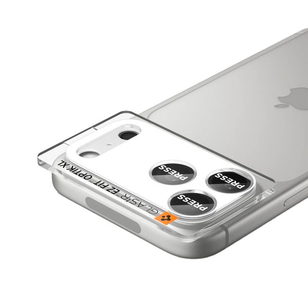 Spigen GLAStR EZ Fit Optik Kameraschutz Apple iPhone 17 Pro - Silver