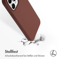 Accezz Liquid Silikoncase mit MagSafe Apple iPhone 15 Pro Max - New Tea Brown