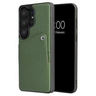 Selencia Riva Back Cover mit Kartenfach Samsung Galaxy S26 Ultra - Sage Green