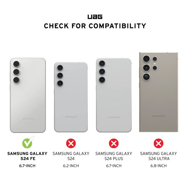 UAG Scout Backcover Samsung Galaxy S24 FE - Schwarz