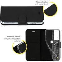 Accezz Wallet TPU Klapphülle Motorola Edge 20 - Schwarz