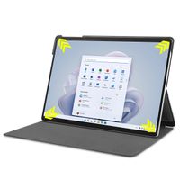 Accezz Trifold Klapphülle Microsoft Surface Pro 9 / Pro 10 / Pro 11 / Pro 12 - 13 Zoll - Schwarz