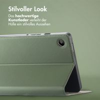 Accezz Classic Klapphülle Samsung Galaxy Tab A9 8.7 Zoll - Grün