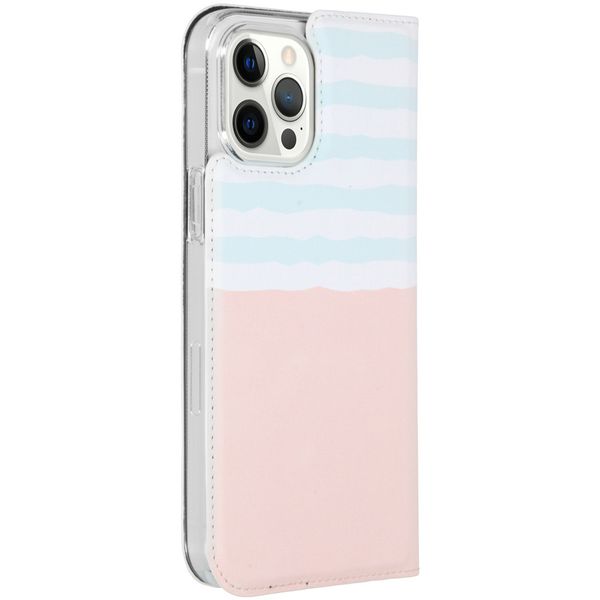Gestalte deine eigene Compact Gel Klapphülle Apple iPhone 12 Pro Max - Weiß