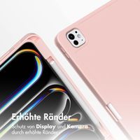 Accezz Smarte Klapphülle aus Silikon Apple iPad Pro 11 (2025) M5 / (2024) M4 - Rosa