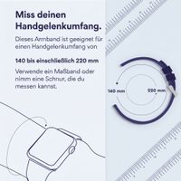 Accezz Nylon Alpine Armband für Apple Watch | 44/45/46/49 mm - Olive Green