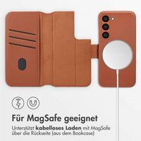 Accezz 2-in-1 Klapphülle aus Leder mit MagSafe Samsung Galaxy S23 - Sienna Brown