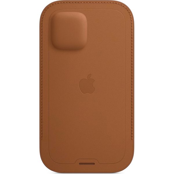 Apple Ledersleeve MagSafe Apple iPhone 12 (Pro) - Saddle Brown