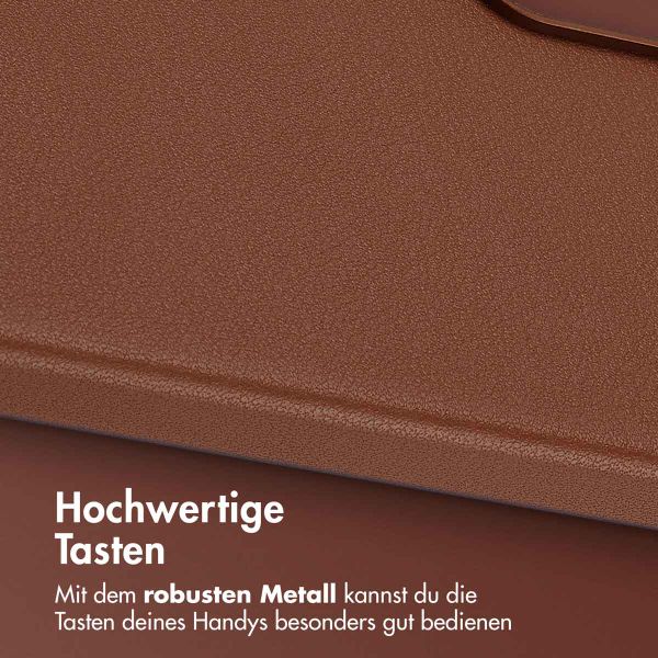 Accezz MagSafe Leather Backcover Samsung Galaxy A36 / A56 - Sienna Brown