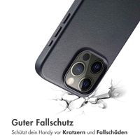 Accezz MagSafe Leather Backcover Apple iPhone 15 Pro - Onyx Black