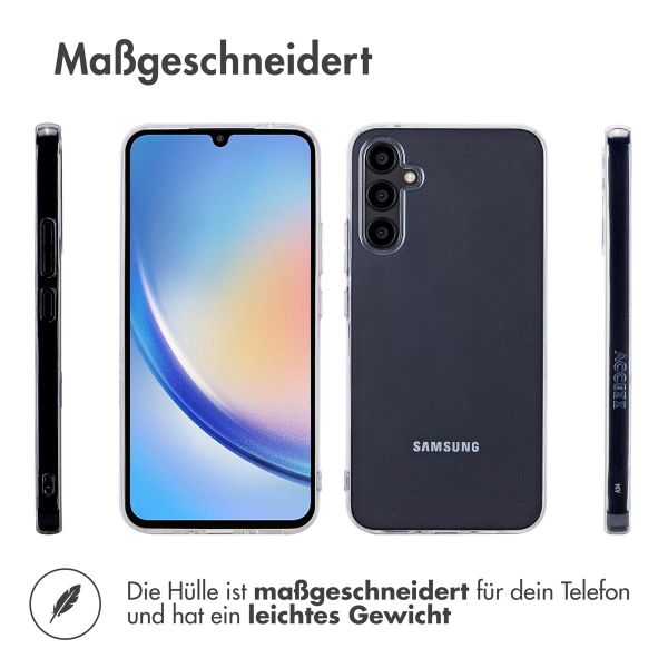 Accezz 100% recyceltes TPU Clear Cover Samsung Galaxy A34 (5G) - Transparent