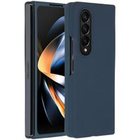 Accezz Liquid Silikoncase Samsung Galaxy Z Fold 4 - Dunkelblau