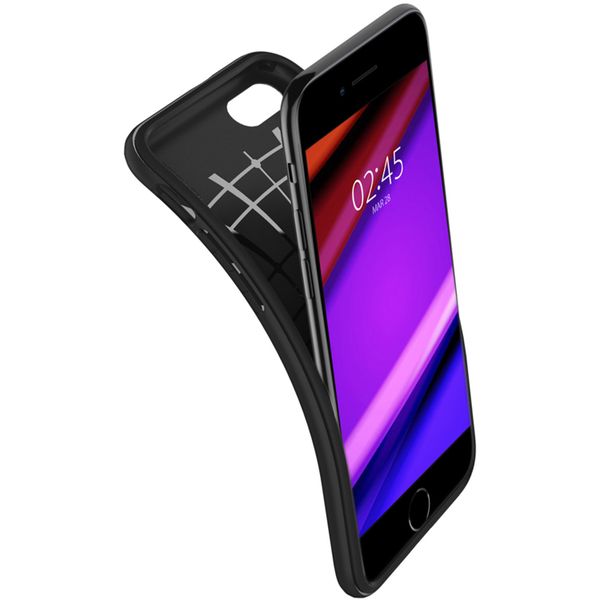 Spigen Rugged Armor Case Apple iPhone SE (2022 / 2020) - Schwarz