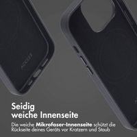 Accezz MagSafe Leather Backcover Apple iPhone 14 Pro - Onyx Black