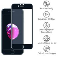 Accezz Full Cover Screen Protector aus gehärtetem Glas Apple iPhone SE (2022 / 2020)
