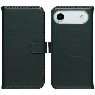 Selencia Echtleder Klapphülle Apple iPhone Air - Grün