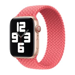 Apple Geflochtenes Solo Loop für  Apple Watch | 44/45/46/49 mm - Größe 12 - Pink Punch