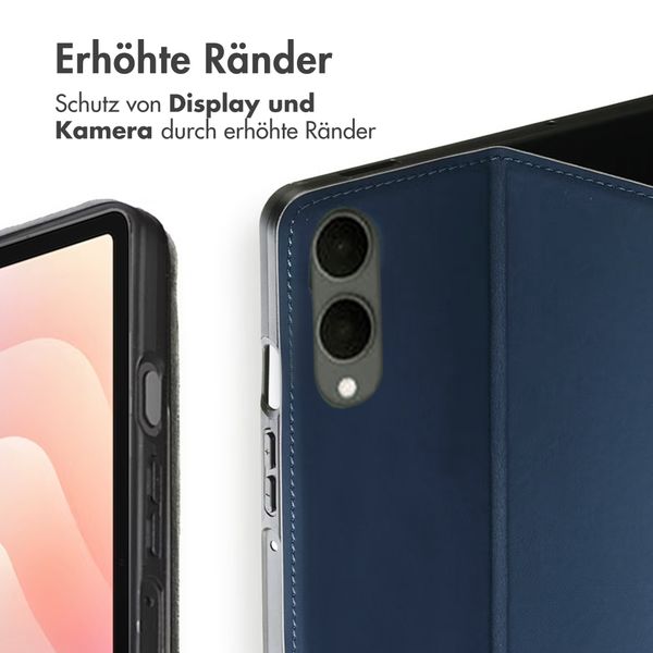 Accezz Classic Klapphülle Samsung Galaxy Tab S11 / S12 Ultra - Dunkelblau