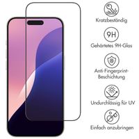 Accezz Full Cover Screen Protector aus gehärtetem Glas Apple iPhone 16 Pro Max / 17 Pro Max