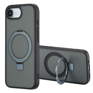 Accezz Ring Stand Backcover mit MagSafe Apple iPhone 17e / 16e - Schwarz