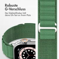 Accezz Nylon Alpine Armband für Apple Watch | 44/45/46/49 mm - Olive Green