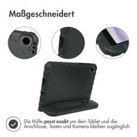 Accezz SchutzHülle mit Handgriff kindersicher Samsung Galaxy Tab A11 / A9 8.7 Zoll - Schwarz