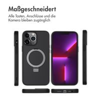 Accezz Ring Stand Backcover mit MagSafe Apple iPhone 13 Pro Max - Schwarz