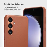 Accezz 2-in-1 Klapphülle aus Leder mit MagSafe Samsung Galaxy S23 FE - Sienna Brown