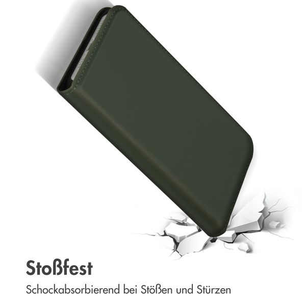 Accezz Premium Leather Slim Klapphülle Apple iPhone 14 Plus - Grün