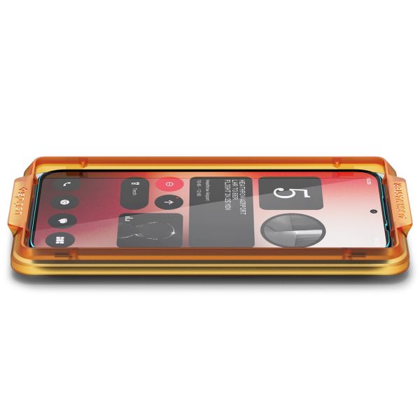 Spigen GLAStR Fit Displayschutzfolie 2er-Pack + Applicator Nothing Phone (2a) / (2a) Plus