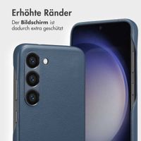 Accezz 2-in-1 Klapphülle aus Leder mit MagSafe Samsung Galaxy S23 - Nightfall Blue