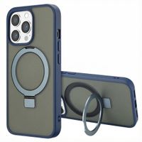 Accezz Ring Stand Backcover mit MagSafe Apple iPhone 13 Pro - Blau
