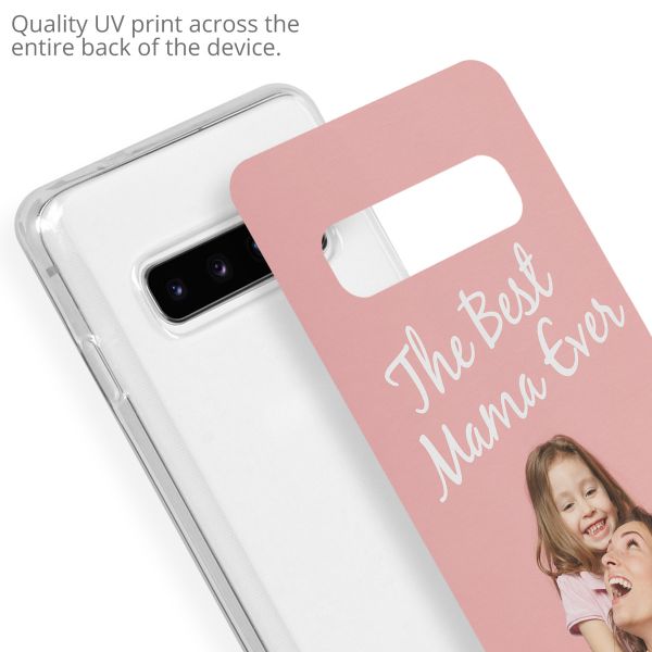 Gestalte deine eigene Clear Case Samsung Galaxy S10 - Transparent