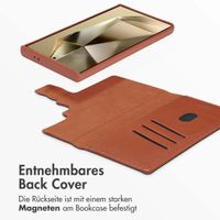 Accezz 2-in-1 Klapphülle aus Leder mit MagSafe Samsung Galaxy S24 Ultra - Sienna Brown