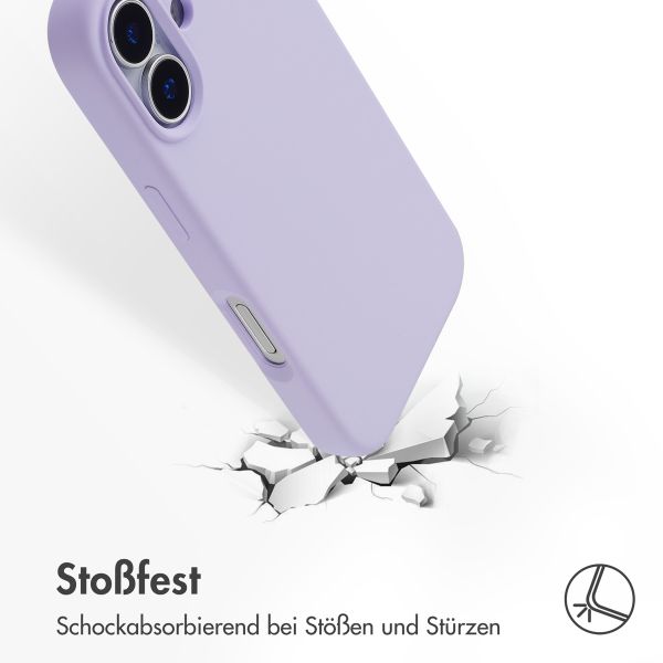 Accezz Liquid Silikoncase mit MagSafe Apple iPhone 17 - Violett