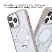 Accezz Ring Stand Backcover mit MagSafe Apple iPhone 14 Pro Max - Grau