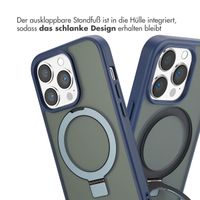 Accezz Ring Stand Backcover mit MagSafe Apple iPhone 14 Pro - Blau