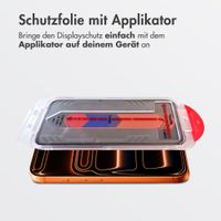 Accezz Gehärtetes Glas Displayschutz mit Applikator - 2-Pack Apple iPhone 17 Pro Max