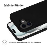 Accezz Color TPU Hülle Apple iPhone 16 - Schwarz