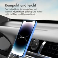 Accezz EasyLock Handyhalterung Auto - Inklusive Hülle für das Apple iPhone 14 Pro - Lüftungsgitter -  360 Grad drehbar - Schwarz