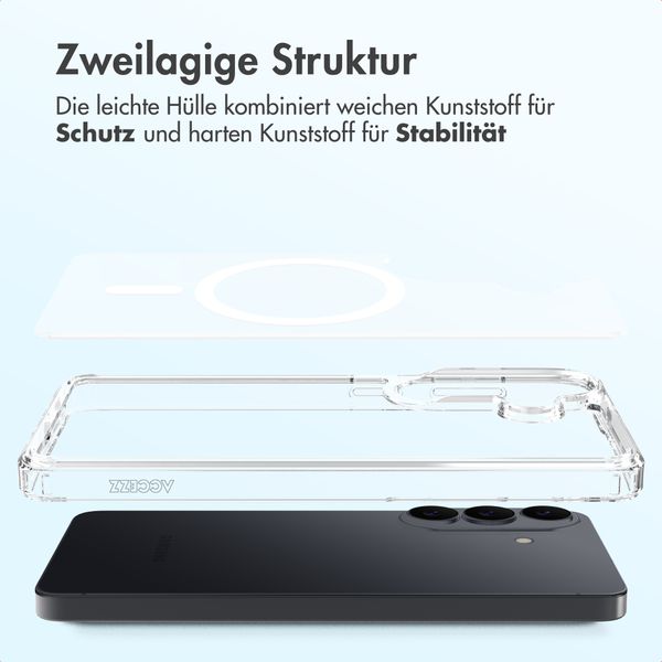 Accezz Xtreme Impact Backcover mit MagSafe Samsung Galaxy S26 - Transparent