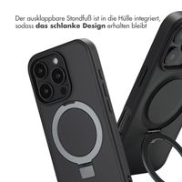 Accezz Ring Stand Backcover mit MagSafe Apple iPhone 16 Pro - Schwarz