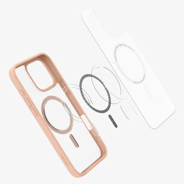 Spigen Ultra Hybrid Backcover MagSafe Apple iPhone 16 Pro Max - Rosa Titan
