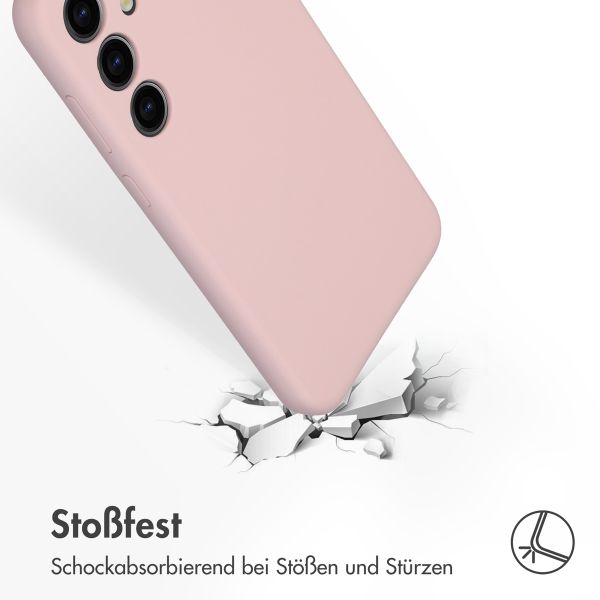 Accezz Liquid Silikoncase Samsung Galaxy S24 Plus - Rosa