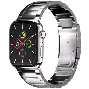 Accezz Mattes Titanstahlarmband für Apple Watch | 38/40/41/42 mm - Silber